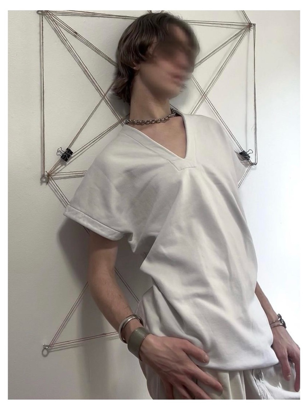 Gareth Pugh, V-tunic Sweatshirt Weight Jersey, Season undetermined